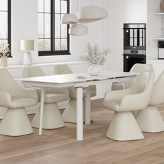 Bellaro - Dining Table - Travertine / Cream