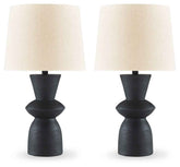 Scarbot - Paper Table Lamp (Set of 2) - Distressed Black