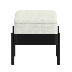 Odell - Storage Bench - Ivory / Black