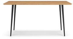 Gretlynn - Rectangular Dining Room Table - Black / Natural