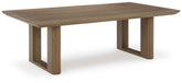 Serene Bay - Rectangular Cocktail Table - Dark Brown