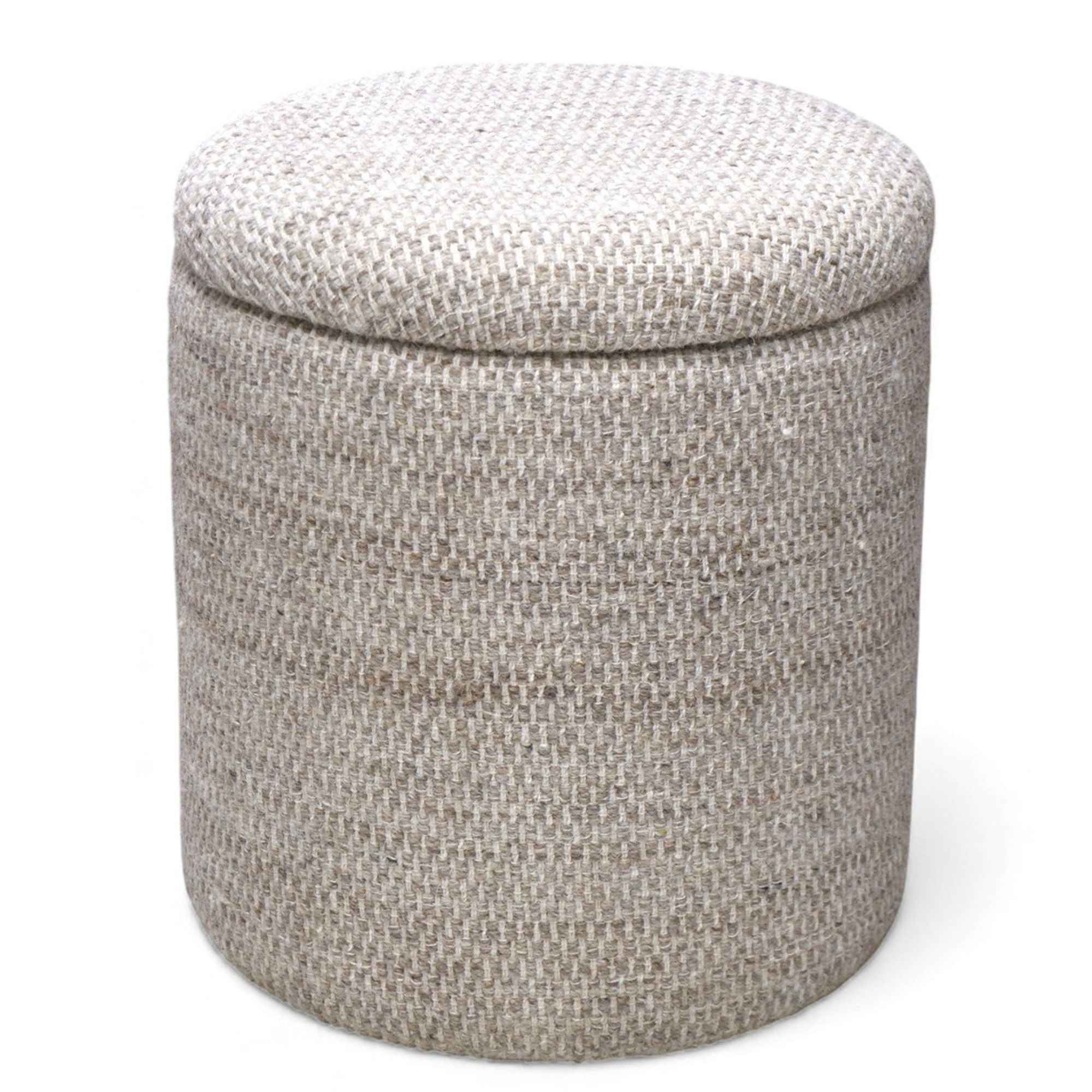 Dalia - Storage Ottoman - Beige
