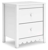 Hallityn - Two Drawer Night Stand - White
