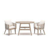 Ivory Vine - Chairs With Cushion / Table Set (Set of 3) - Beige
