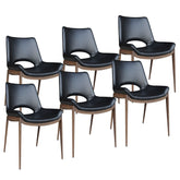 Icona - Dining Chair (Set of 6) - Walnut Frame