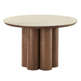 Seaton - Round Dining Table - Walnut