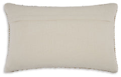 Hathby - Pillow (Set of 4) - Tan / White