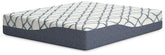 14 Inch Chime Elite 2.0 - California King Mattress - White / Blue