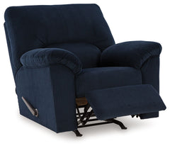SimpleJoy - Rocker Recliner - Fabric - Navy