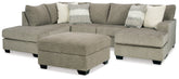 Creswell 2-Piece Sectional with Chaise and Ottoman