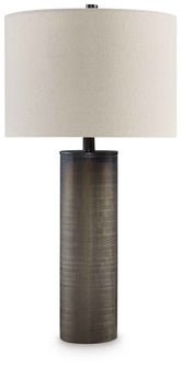 Dingerly - Glass Table Lamp - Brown