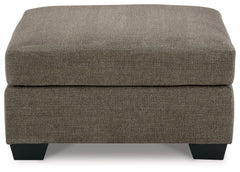 Mahoney - Oversized Accent Ottoman - Chocolate