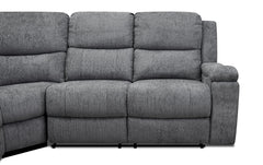 ComfortMax Grey Reclining Sectional
