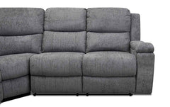 ComfortMax Grey Reclining Sectional