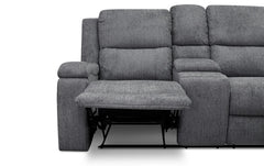 ComfortMax Grey Reclining Sectional