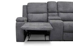 ComfortMax Grey Reclining Sectional