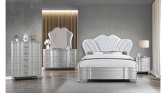 Eros Silver Bedroom Set
