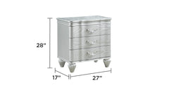 Eros Silver Bedroom Set