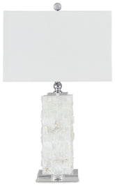 Malise - Alabaster Table Lamp - White