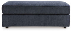 Albar Place - Oversized Accent Ottoman - Cobalt