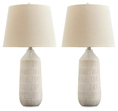 Willport - Ceramic Table Lamp (Set of 2) - Off White