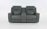 Masher Power Reclining Loveseat with Console and Lumbar