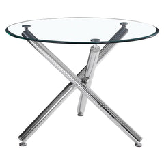 Solara II/Devo - 5 Piece Dining Set - Chrome