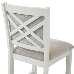 Samuel 5pc Pub Set - Whitewash Table and Chairs