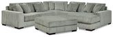 Lindyn 5-Piece Sectional and Ottoman