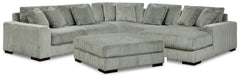 Lindyn 5-Piece Sectional and Ottoman