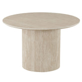 Thalia - Round Dining Table - Ivory