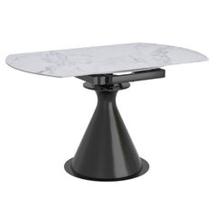 Calisto/Scarlet - 7 Piece Dining Set - White / Charcoal