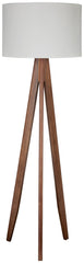 Dallson - Wood Floor Lamp - Brown