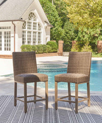 Walton Bridge - Barstool (Set of 2) - Driftwood