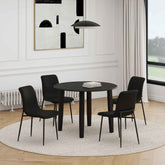 Conrad/Brixx - 5 Piece Dining Set - Black