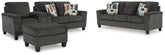 Erinslane Sofa, Loveseat, Chair and Ottoman