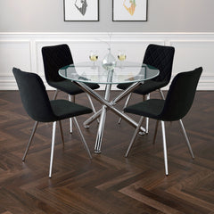 Solara II - Dining Table - Chrome