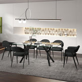 Stark/Archer - 7 Piece Dining Set - Black