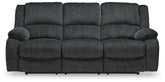 Draycoll - Reclining Sofa - Fabric - Slate