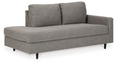 Lyman - RAF Corner Chaise - Graphite