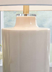 Cylener - Ceramic Table Lamp - Off White