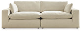 Elyza - Loveseat 2 Pc Sectional - Linen