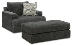 Karinne Oversized Chair and Ottoman