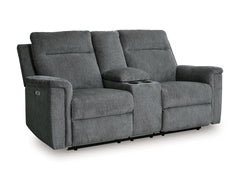 Barnsana Power Reclining Loveseat with Console