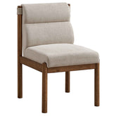 Sarine - Dining Chair (Set of 2) - Beige / Walnut