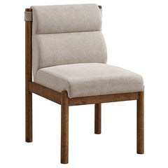 Sarine - Dining Chair (Set of 2) - Beige / Walnut