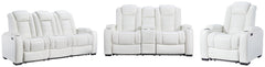 Party Time Power Reclining Sofa and Loveseat with Power Recliner