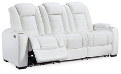 Party Time Power Reclining Sofa and Loveseat