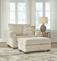 Haisley Oversized Chair and Ottoman