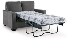 Rannis - Twin Sofa Sleeper - Fabric - Pewter